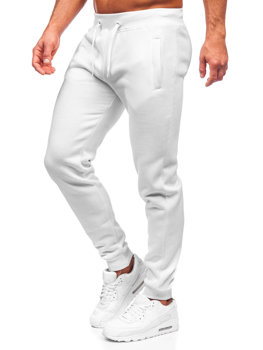 Bílé pánské jogger kalhoty Bolf XW01-A