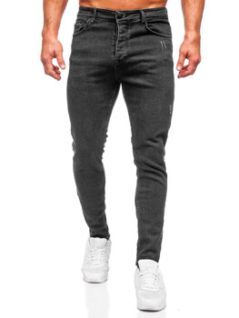 Černé pánské džíny regular fit Bolf 6112