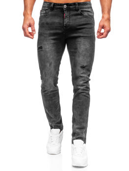 Černé pánské džíny regular fit Bolf K10007-2