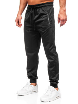 Černé pánské teplákové jogger kalhoty Bolf JX6338