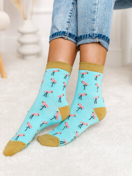 Modré dámské ponožky Bolf WQ7634-3