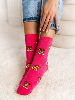 Růžové dámské ponožky Bolf WQ7625-4