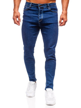 Tmavě modré pánské džíny regular fit Bolf 6019
