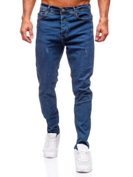 Tmavě modré pánské džíny regular fit Bolf 6312