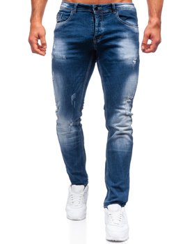 Tmavě modré pánské džíny regular fit Bolf MP010B