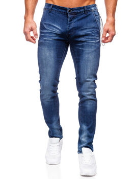 Tmavě modré pánské džíny slim fit Bolf MP0091BS