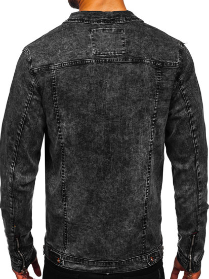 Černá pánská džínová bunda Bolf RC61125W1
