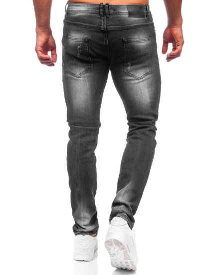 Černé pánské džíny regular fit Bolf MP008N