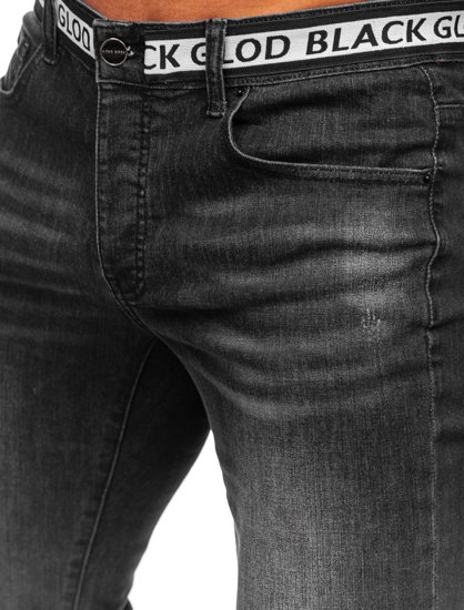 Černé pánské džíny slim fit Bolf MP0083N