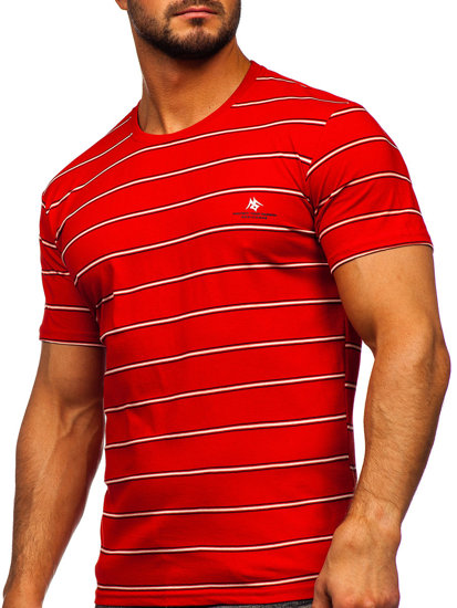 Červené pánské tričko Bolf 14952