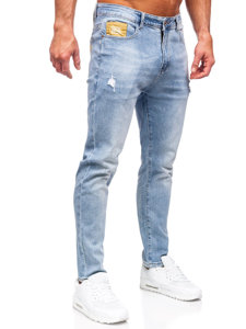 Blankytné pánské džíny skinny fit Bolf KA0128