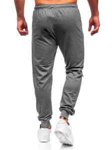 Grafitové pánské jogger kalhoty Bolf k10330