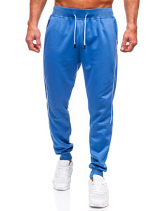Modré pánské teplákové jogger kalhoty Bolf 8K201