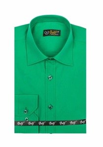 Pánská košile BOLF 1703 zelená