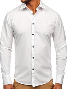 Pánská košile BOLF 4719 bílá